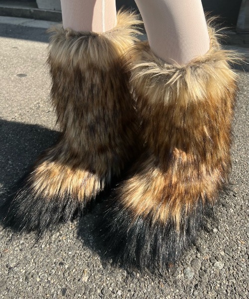 XU（エックスユー）の「【XU/エックスユー】Monster boots/ファー