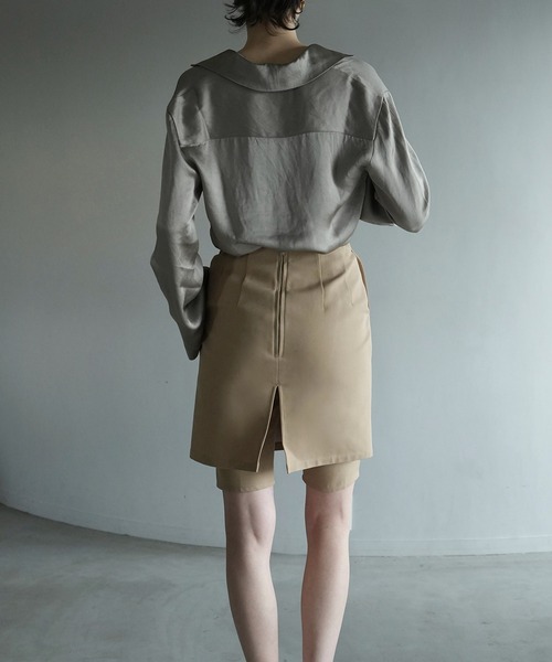 CLANE（クラネ）の「SHORT PANTS LAYERED SKIRT（スカート）」 - WEAR