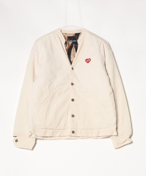 CORDUROY JACKET / ナンバーナイン ハート刺繍 カットオフカラー