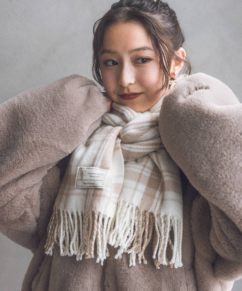 セール】【洗える！】モコモコファーフーディ（その他アウター