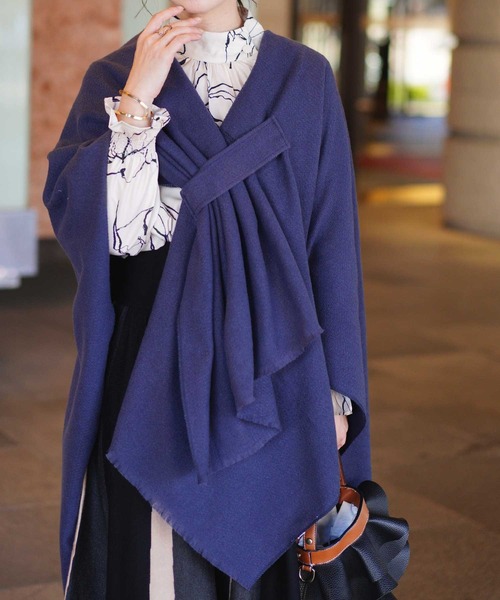 大判ストールポンチョ（ストール/ショール）｜Sawa a la mode（サワ