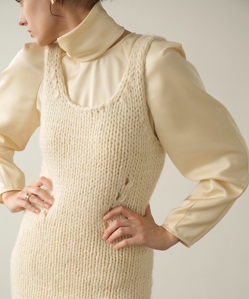 セール】HAND KNIT MINI ONEPIECE（ワンピース）｜CLANE（クラネ）の