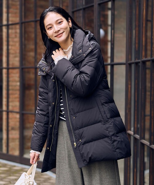 セール】【フード取り外し可能】楽映えリッチロング丈ダウン（ダウン