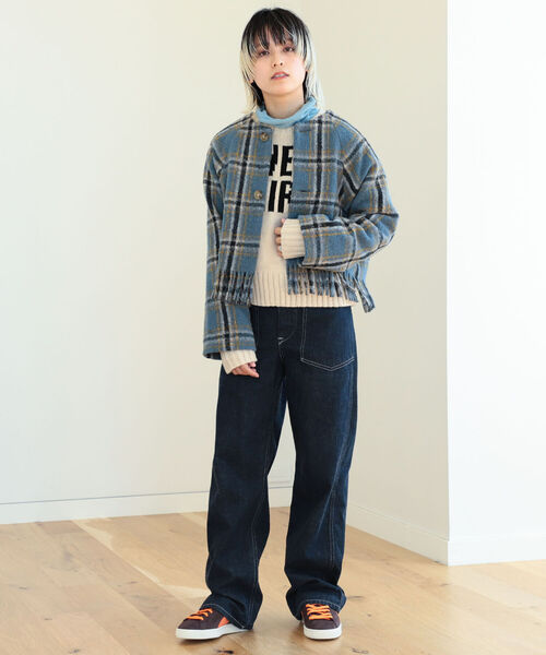 BEAMS BOY（ビームスボーイ）の「BEAMS BOY / フリンジ デタッチカラー