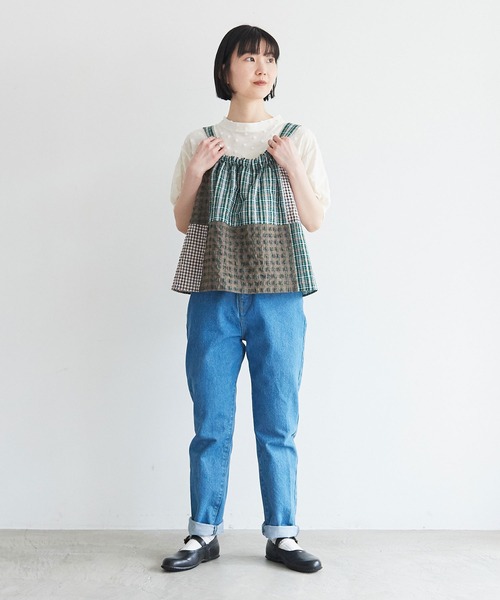 l'atelier du savon（アトリエドサボン）の「○エプロンパッチワーク