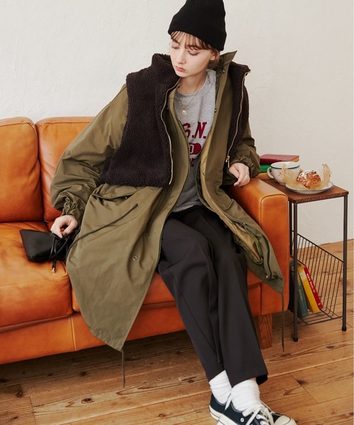 ANGIE（アンジー）の「マルチWAY M-65 モッズコート【 ボアベスト付