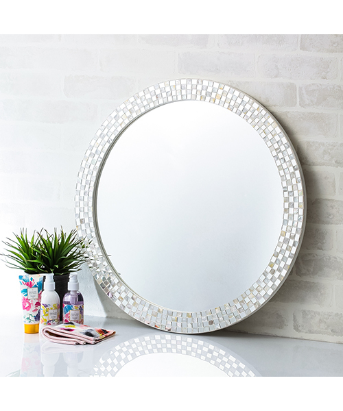 Francfranc（フランフラン）の「シェル モザイク ウォールミラー L