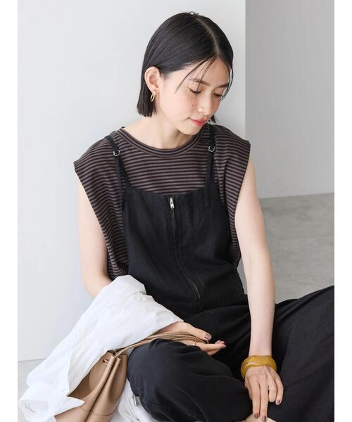 セール】リネンブレンドサロペットパンツ（サロペット/オーバーオール