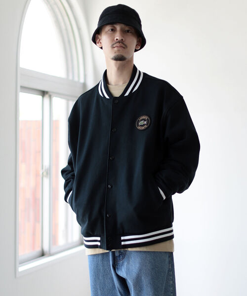 BEAMS（ビームス）の「LACOSTE × BEAMS / 別注 Sweat Stadium Jacket