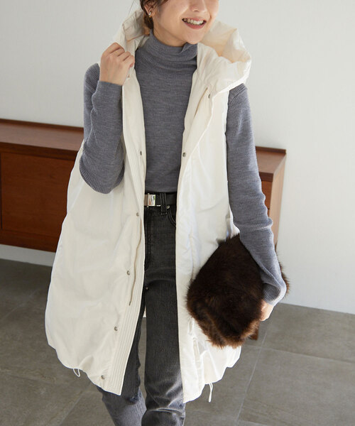 SLOBE IENA（スローブイエナ）の「P/NPタフタノースリダウンミドル