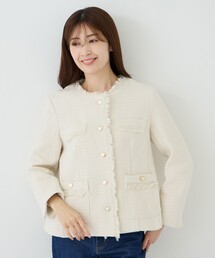 ペプラム」に該当するノーカラージャケットファッション通販 - ZOZOTOWN