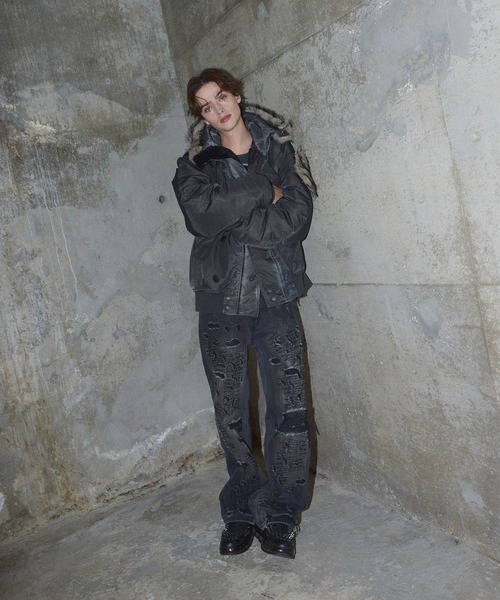 GRANCY（グランシー）の「【GRANCY】ファーポケットデザインフェード