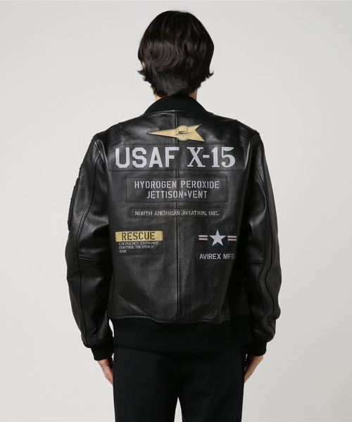 AVIREX（アヴィレックス）の「AVIREX/アヴィレックス/ レザー MA-1