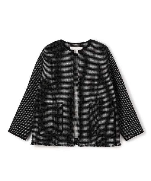 BALLSEY（ボールジィ）の「ワッフルツイード ノーカラージャケット