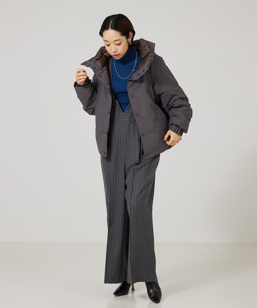 qualite（カリテ）の「【2WAY】ショートリバーダウン（ダウン