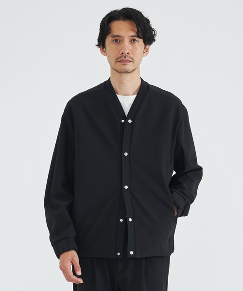THE TOKYO/ザトウキョウ】Aerogel Fabric Snap Cardigan/エアロゲル