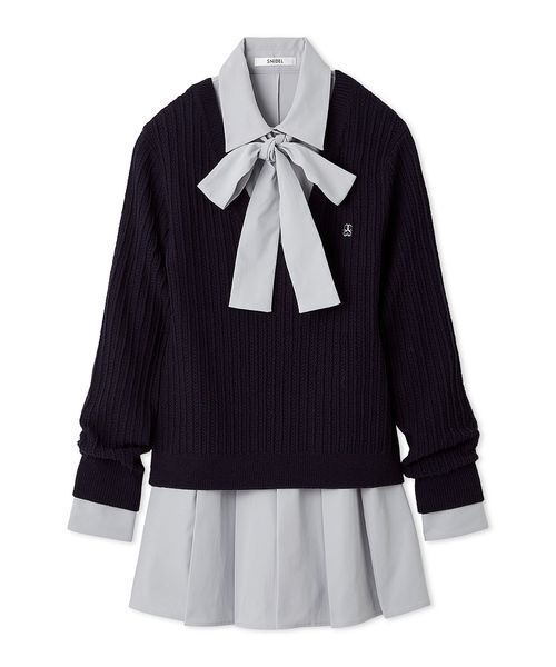 セール】シャツコンビチュニック（その他トップス）｜SNIDEL