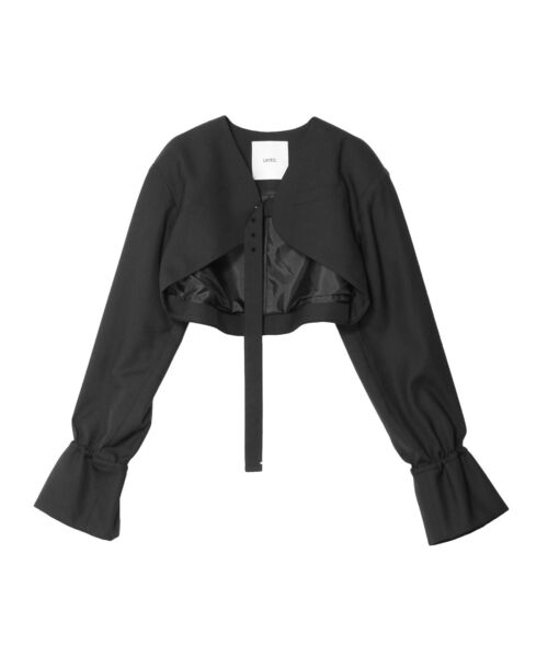 UN3D.（アンスリード）の「クロップドジャケット（ノーカラー