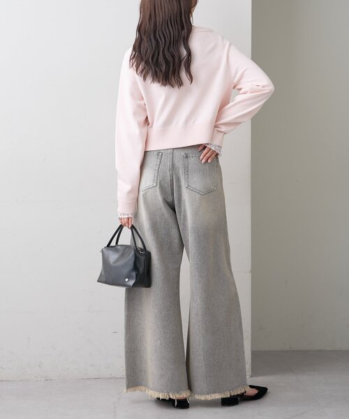 セール】【新色グレーが登場！/嬉しい4サイズ展開！】ウェーブデニム