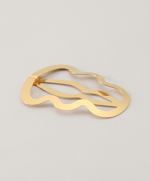 セール】CLINQ 別注 NAOMI SET XS[GOLD]：ヘアクリップ（バレッタ/ヘア