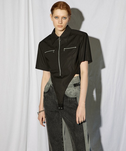 MAISON SPECIAL（メゾンスペシャル）の「ファスナーシャツボディスーツ