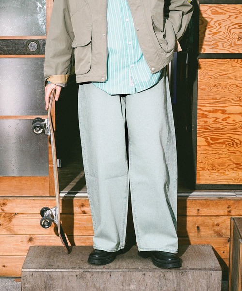 12.5oz エクストラワイドデニム EXTRA WIDE DENIM [niko and JEANS