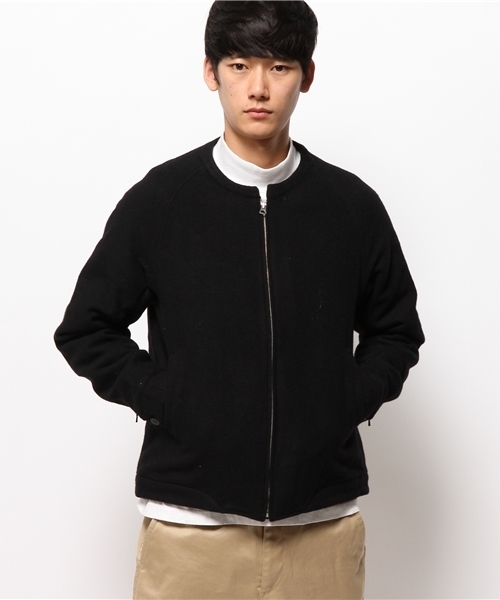 bukht（ブフト）の「bukht*WISM ノーカラーブルゾン（ブルゾン）」 - WEAR
