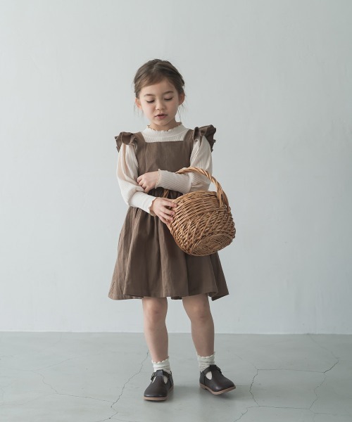 riziere（リジェール）の「フリルエプロンワンピース（ワンピース