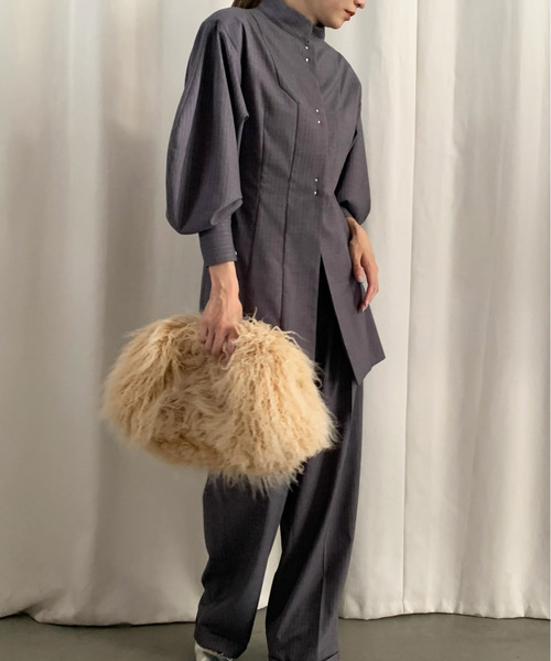 Ameri（アメリ）の「UND WAIST SHAPE SHIRT JACKET（その他アウター