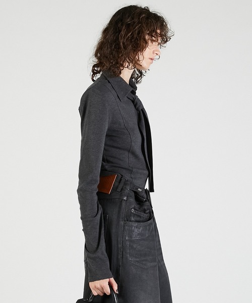 ネクタイスリムシャツ / Necktie Slim Shirt（その他トップス）｜PRANK