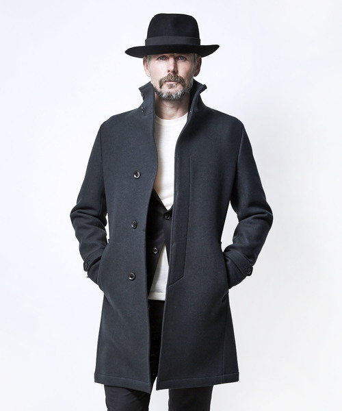 junhashimoto（ジュンハシモト）の「STAND COLLAR COAT（ステンカラー