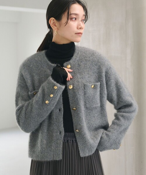 セール】デイリーエリートカーデ（カーディガン/ボレロ）｜green label