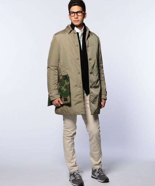 ASPESI（アスペジ）の「＜ASPESI(アスペジ)＞ ナイロン ステンカラー