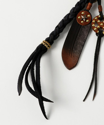 CALEE（キャリー）の「KNITTING LEATHER KEY RING（キーホルダー