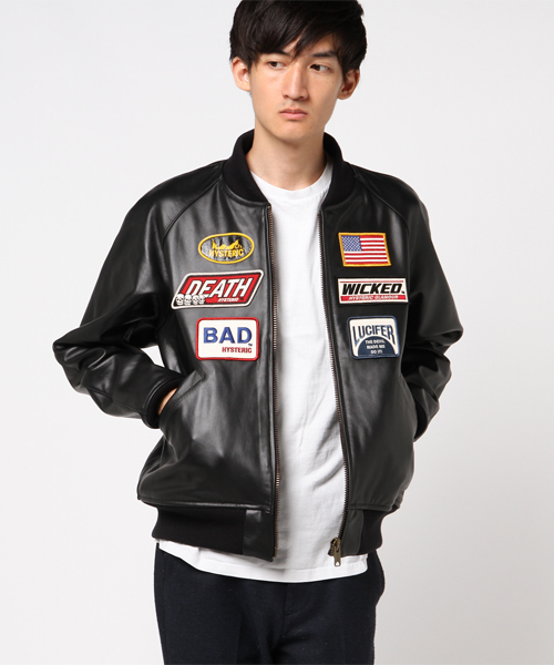 HYSTERIC GLAMOUR（ヒステリックグラマー）の「キップレザーレーシング