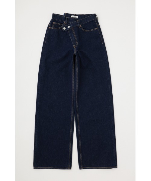 CROSS WAIST WIDE STRAIGHT / クロスウエストワイドストレート（デニム
