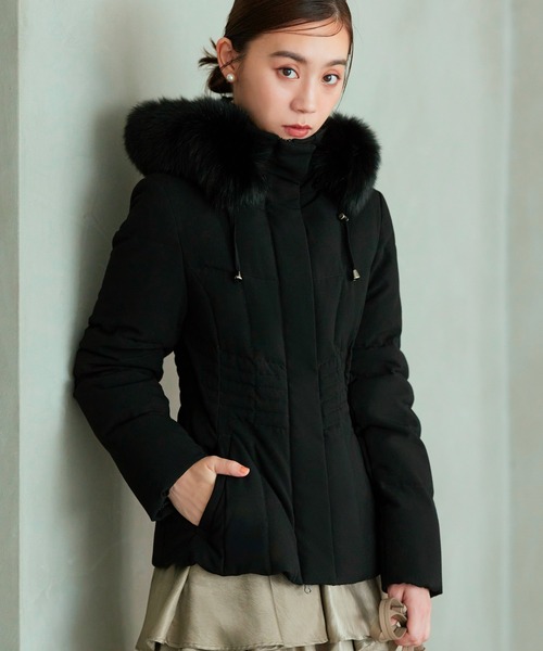 セール】ウエストフィットショートダウンコート ｜ レディース