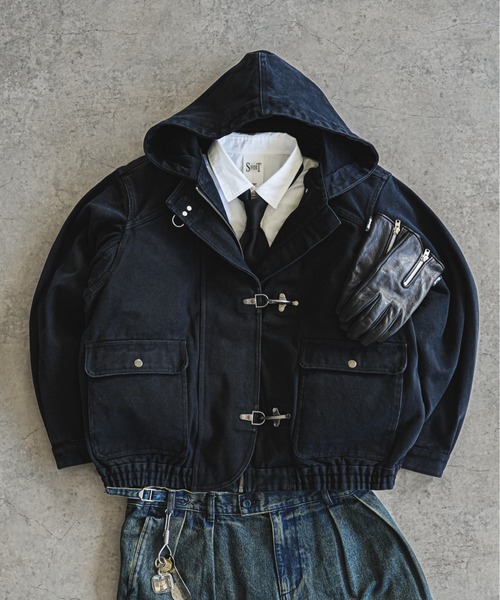 ヴィンテージライク ヘビーウェイト ファイヤーマン ジップパーカー