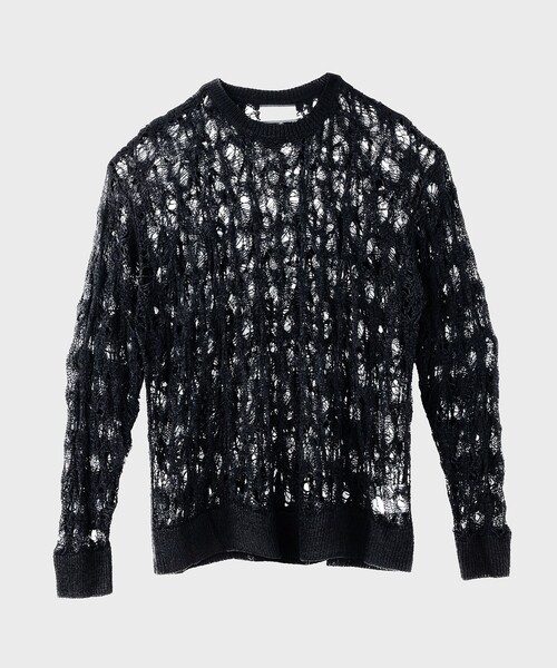 TAAKK/ターク】MESH KNIT PULLOVER（ニット/セーター）｜TAAKK（ターク
