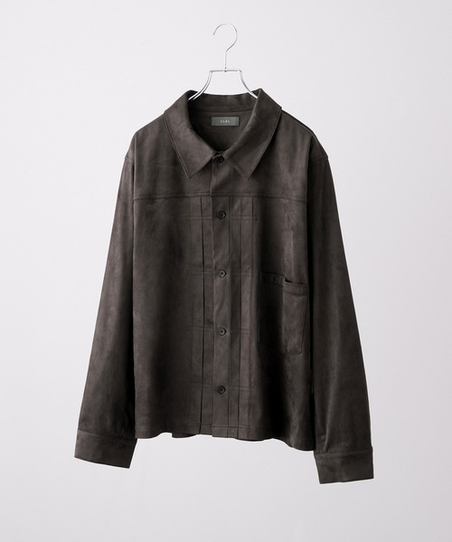 CLEL】Double Tech Fade Trucker Design Shirt / ダブルテックフェード