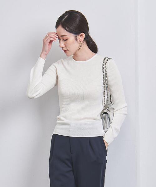 UNITED ARROWS（ユナイテッドアローズ）の「リブ クルーネック ニット