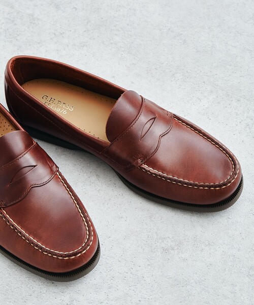 別注】＜G.H.BASS＞GLR DECK LOGAN ローファー（ローファー）｜G.H.