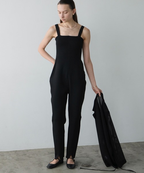 セール】COCOON LINE KNIT ALL IN ONE（つなぎ/オールインワン