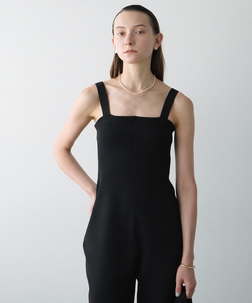 セール】COCOON LINE KNIT ALL IN ONE（つなぎ/オールインワン