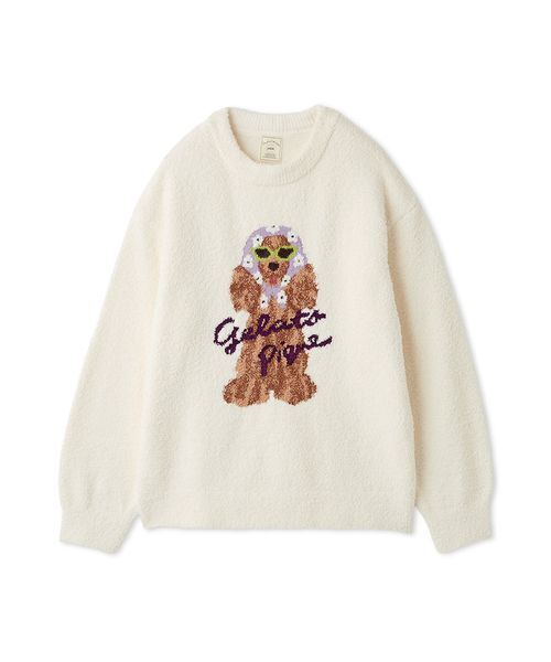 スカーフDOG ジャガードプルオーバー（ルームウェア/パジャマ