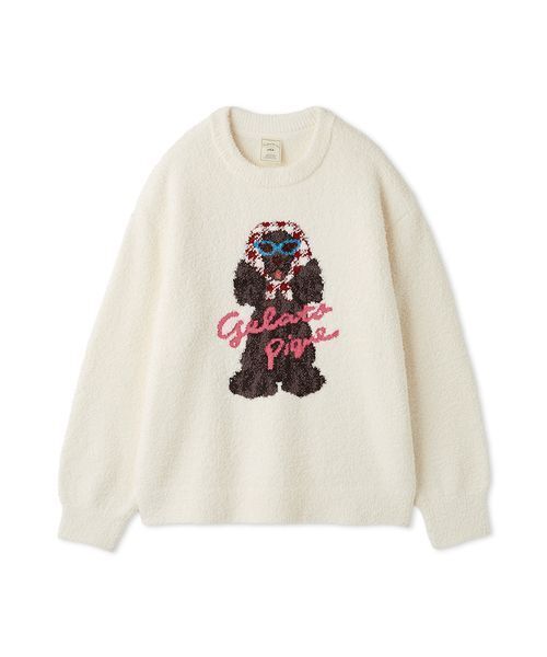 スカーフDOG ジャガードプルオーバー（ルームウェア/パジャマ