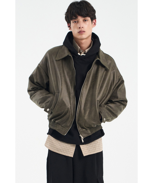 セール】ビ ガンスエードオーバーサイズミニマルインシジョン