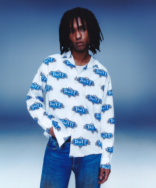 BOTT（ボット）の「【BoTT / ボット】Luxe Logo Rayon Shirt（シャツ