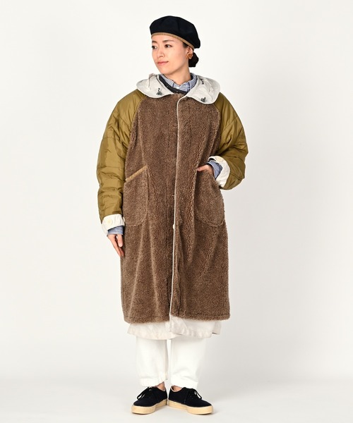 45R（フォーティファイブアール）の「ナイロン×ボアの908ダンボカラー