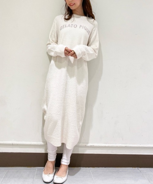 gelato pique（ジェラートピケ）の「ホットスムーズィーLOGOワンピース